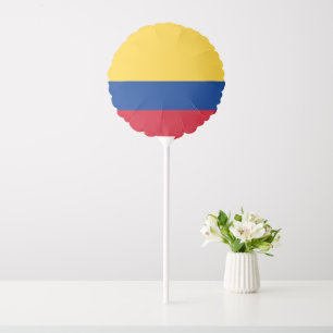 Colombia flag balloon