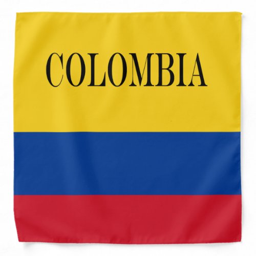 Colombia flag _ Bandera De Colombia Bandana