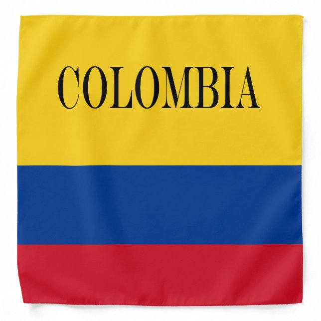 Colombia flag - Bandera De Colombia Bandana (Front)