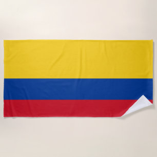 Colombia flag - Bandera De Colombia Beach Towel