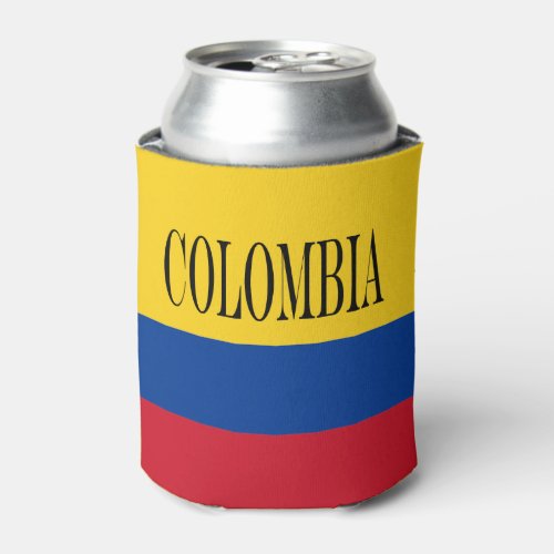Colombia flag _ Bandera De Colombia Can Cooler