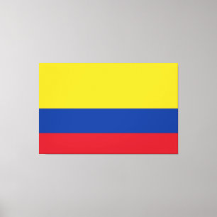 Colombia flag - Bandera De Colombia Canvas Print