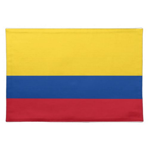 Colombia flag _ Bandera De Colombia Cloth Placemat