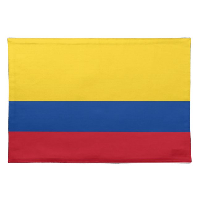 Colombia flag - Bandera De Colombia Cloth Placemat (Front)