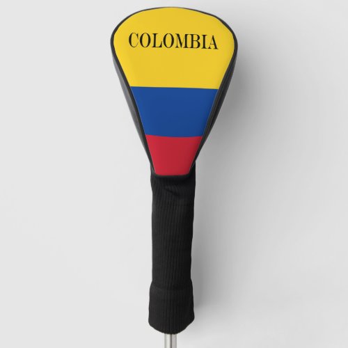 Colombia flag _ Bandera De Colombia Golf Head Cover