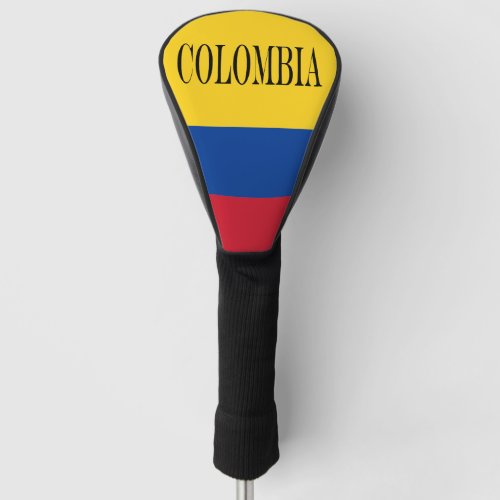 Colombia flag _ Bandera De Colombia Golf Head Cover