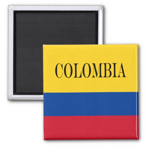 Colombia flag _ Bandera De Colombia Magnet