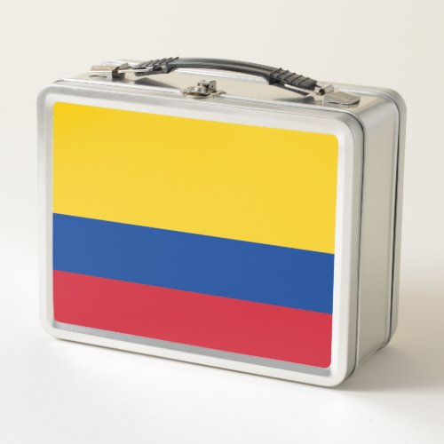 Colombia flag _ Bandera De Colombia Metal Lunch Box