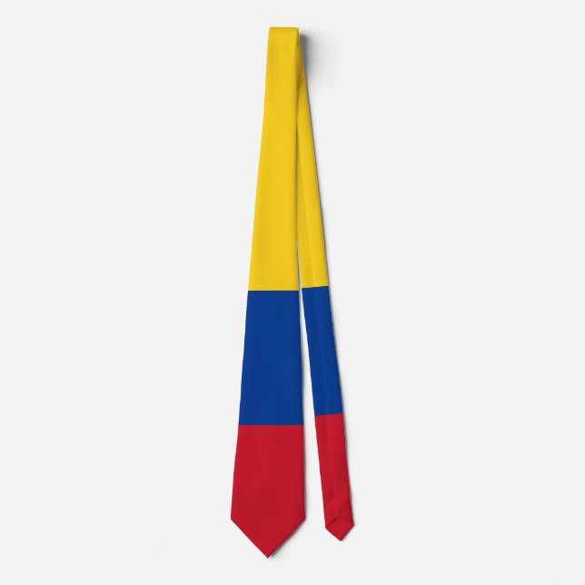 Colombia flag - Bandera De Colombia Neck Tie (Front)