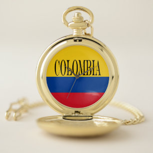 Colombia flag - Bandera De Colombia Pocket Watch