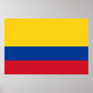 Colombia flag - Bandera De Colombia Poster