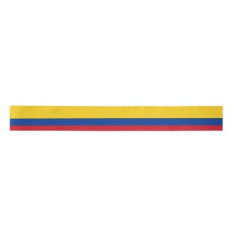 Colombia flag - Bandera De Colombia Satin Ribbon | Zazzle