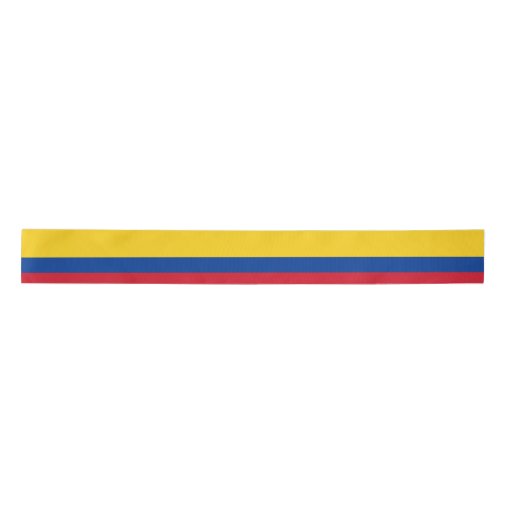 Colombia flag - Bandera De Colombia Satin Ribbon | Zazzle