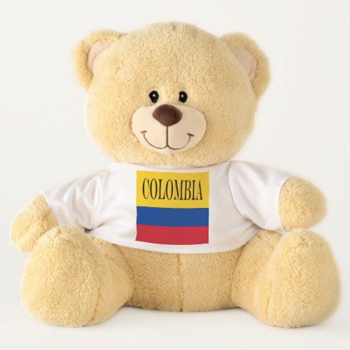 Colombia flag _ Bandera De Colombia Teddy Bear
