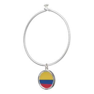 Colombia flag bangle bracelet