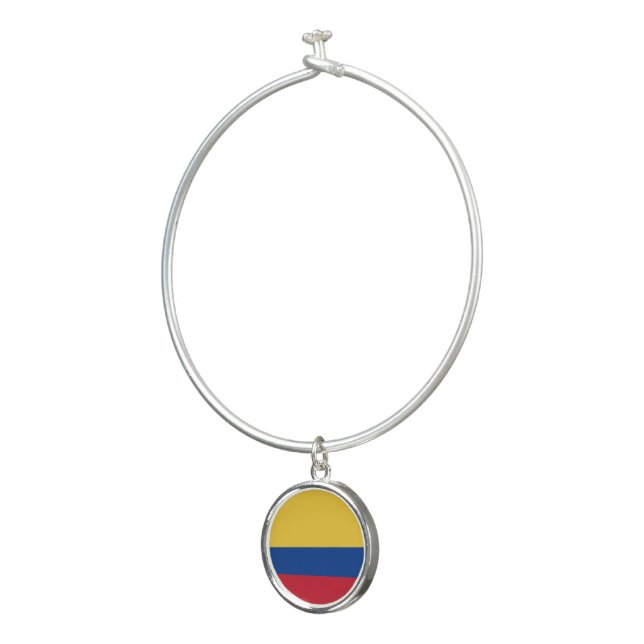Colombia flag bangle bracelet (3/4)