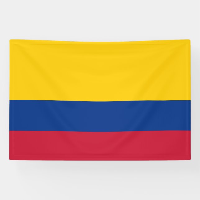 Colombia Flag Banner (Horizontal)