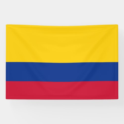 Colombia flag banner