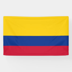 Colombia flag banner