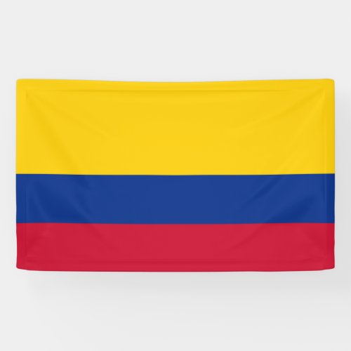 Colombia flag banner