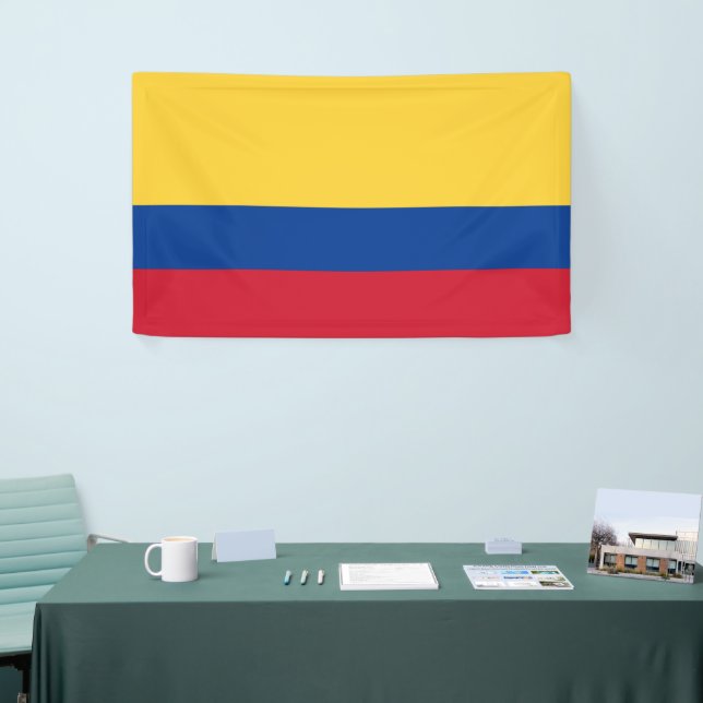 Colombia flag banner (Tradeshow)
