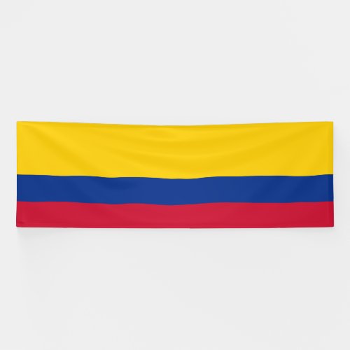 Colombia flag banner