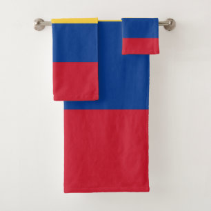 Colombia flag bath towel set