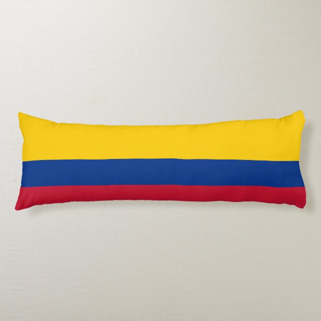 Colombia Flag Body Pillow (Front)