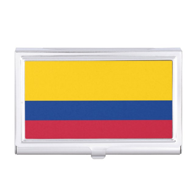 Colombia Flag Business Card Case (Front)