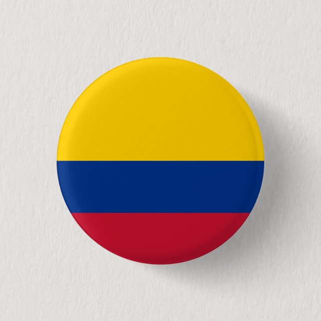 Colombia Flag Button (Front)