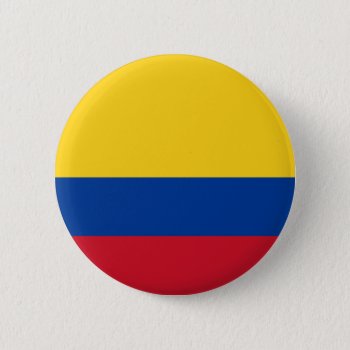 Colombia Flag Button by the_little_gift_shop at Zazzle