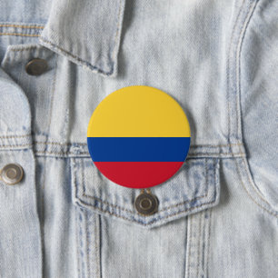 Colombia flag button