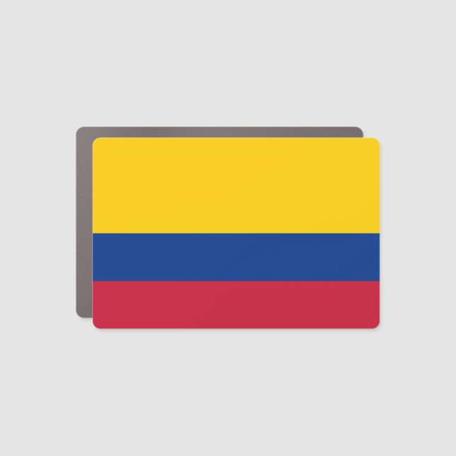 Colombia Flag Car Magnet (Front)