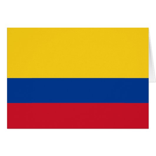 Colombia Flag Cards (Front Horizontal)