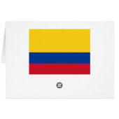 Colombia Flag Cards (Back Horizontal)