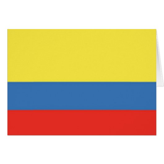 Colombia Flag Cards (Front Horizontal)