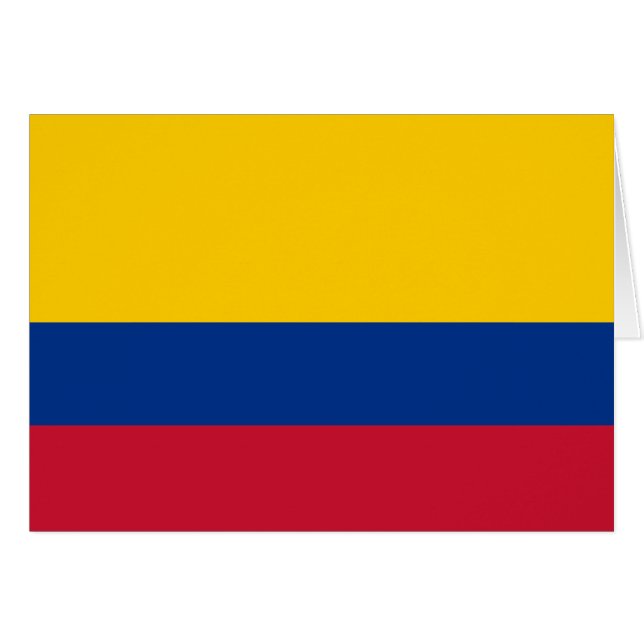 Colombia Flag Cards (Front Horizontal)