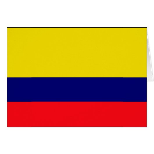 Colombia flag cards (Front Horizontal)