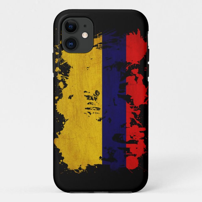 Colombia Flag Case-Mate iPhone Case (Back)