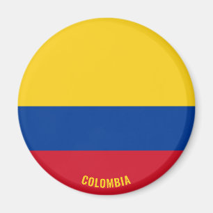 Colombia Flag Charming Patriotic Magnet