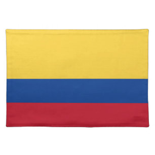 Colombia flag cloth placemat