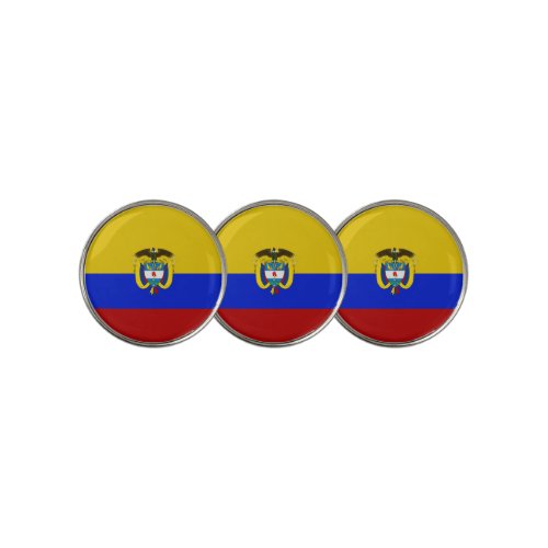 Colombia flag_coat of arms   golf ball marker