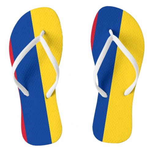 Colombia Flag Colombian Patriotic Flip Flops