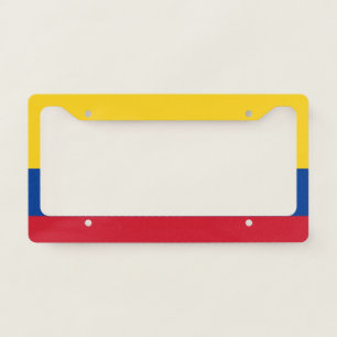 Colombia Flag Colombian Patriotic License Plate Frame