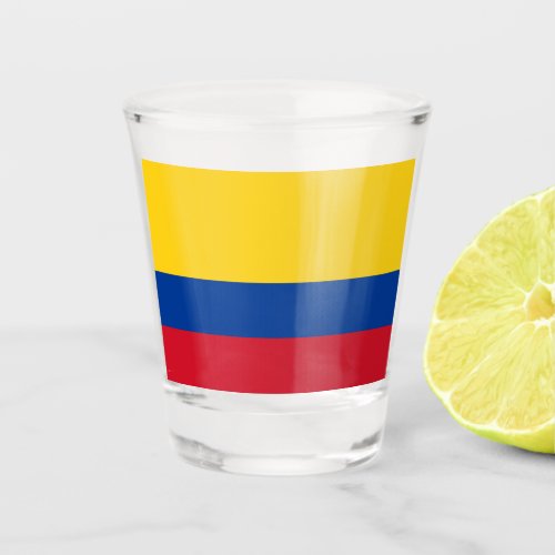 Colombia Flag Colombian Patriotic Shot Glass