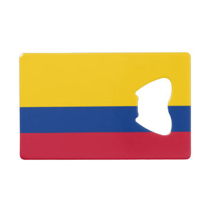 Colombia Flag Credit Card Bottle Opener