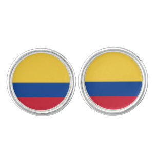 Colombia flag cufflinks