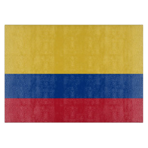 Colombia flag cutting board
