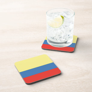 Colombia Flag Drink Coaster