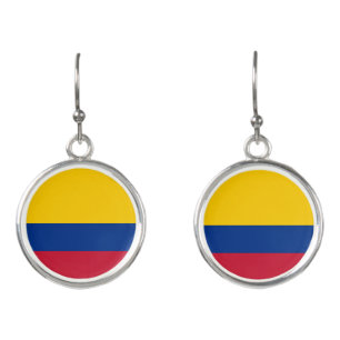 Colombia Flag Earrings